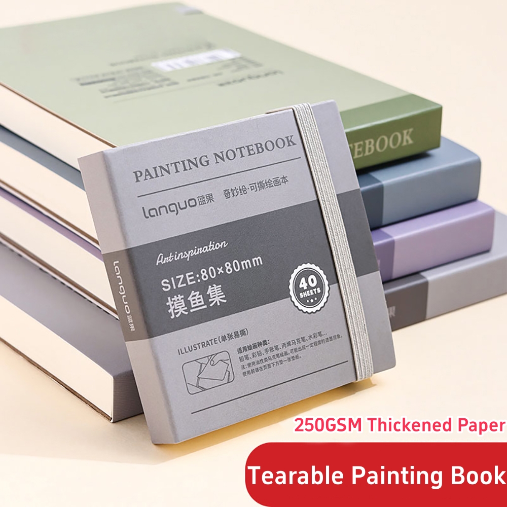 Photography Book - 40 ورقة كراسة رسم محمولة سميكة